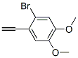 2-Bromo-1-ethynyl-4,5-dimethoxy-benzene Structure,90772-55-7Structure