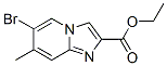 Ethyl 6-bromo-7-methylimidazo[1,2-a)pyridine-2- Structure,907945-87-3Structure