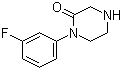 1-(3-Fluorophenyl)-2-piperazinone Structure,907972-57-0Structure