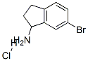 1H-Inden-1-amine, 6-bromo-2,3-dihydro- Structure,907973-36-8Structure