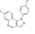 1H-pyrazolo[4,3-c]quinolin-7-ol, 1-(4-methoxyphenyl)- Structure,907999-03-5Structure