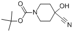 Tert-butyl 4-cyano-4-hydroxypiperidine-1-carboxylate Structure,908140-15-8Structure