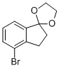 4-Bromo-indan-1-one 1,2-ethanediol ketal Structure,908334-04-3Structure