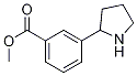 Methyl 3-(pyrrolidin-2-yl)benzoate Structure,908334-14-5Structure