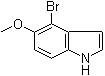 4-Bromo-5-methoxy-1h-indole Structure,90858-86-9Structure