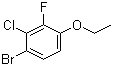 1-Bromo-2-chloro-4-ethoxy-3-fluoro-benzene Structure,909122-17-4Structure