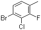 1-Bromo-2-chloro-3-fluoro-4-methylbenzene Structure,909122-30-1Structure