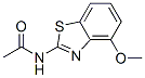 Acetamide, n-(4-methoxy-2-benzothiazolyl)-(9ci) Structure,90915-52-9Structure