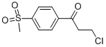 1-Propanone, 3-chloro-1-[4-(methylsulfonyl)phenyl]- Structure,90919-52-1Structure