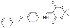 5-(((4-(Benzyloxy)phenyl)amino)methylene)-2,2-dimethyl-1,3-dioxane-4,6-dione Structure,909345-56-8Structure