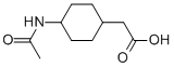 4-(Acetylamino)cyclohexaneacetic acid Structure,90978-94-2Structure