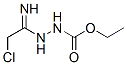 Hydrazinecarboxylic acid, 2-(2-chloro-1-iminoethyl)-, ethyl ester (9ci) Structure,909784-69-6Structure