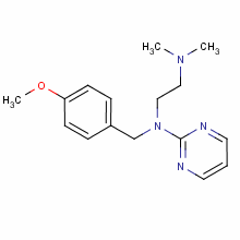 Thonzylamine Structure,91-85-0Structure