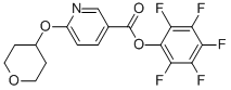 Pentafluorophenyl 6-(tetrahydropyran-4-yloxy)nicotinate Structure,910036-96-3Structure