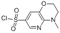 4-Methyl-3,4-dihydro-2H-pyrido[3,2-b][1,4]oxazine-7-sulfonyl chloride Structure,910037-13-7Structure