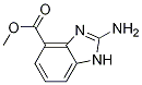 2-Amino-1h-benzimidazole-7-carboxylic acid methyl ester Structure,910122-42-8Structure