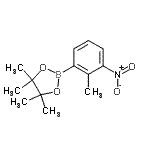 2-Methyl-3-nitrophenylboronic acid, pinacol ester Structure,910235-64-2Structure