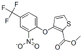 Methyl 3-[2-nitro-4-(trifluoromethyl)phenoxy]thiophene-2-carboxylate Structure,91041-20-2Structure