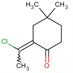 2-(1-Chloro-ethylidene)-4,4-dimethyl-cyclohexanone Structure,910635-43-7Structure