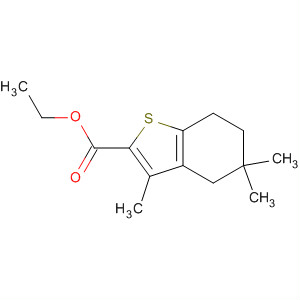 3,5,5-Trimethyl-4,5,6,7-tetrahydro-benzo[b]thiophene-2-carboxylic acid ethyl ester Structure,910635-44-8Structure