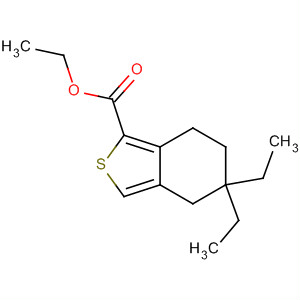 5,5-Diethyl-4,5,6,7-tetrahydro-benzo[c]thiophene-1-carboxylic acid ethyl ester Structure,910635-53-9Structure