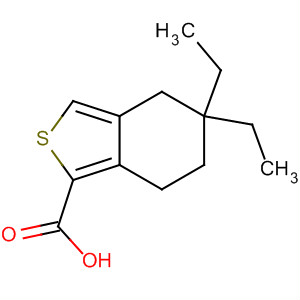 5,5-Diethyl-4,5,6,7-tetrahydro-benzo[c]thiophene-1-carboxylic acid Structure,910635-54-0Structure