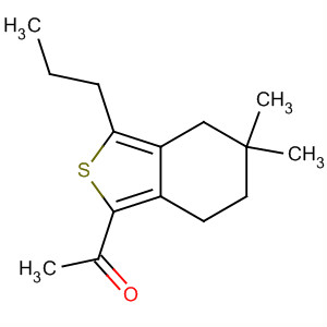 1-(5,5-Dimethyl-3-propyl-4,5,6,7-tetrahydro-benzo[c]thiophen-1-yl)-ethanone Structure,910635-66-4Structure