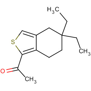 1-(5,5-Diethyl-4,5,6,7-tetrahydro-benzo[c]thiophen-1-yl)-ethanone Structure,910635-67-5Structure