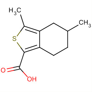 3,5-Dimethyl-4,5,6,7-tetrahydro-benzo[c]thiophene-1-carboxylic acid Structure,910635-72-2Structure