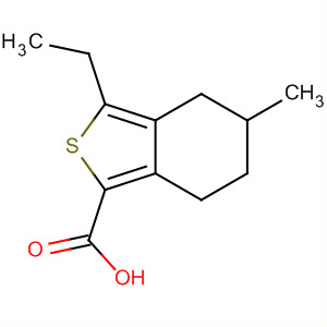 3-Ethyl-5-methyl-4,5,6,7-tetrahydro-benzo[c]thiophene-1-carboxylic acid Structure,910635-74-4Structure