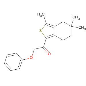 2-Phenoxy-1-(3,5,5-trimethyl-4,5,6,7-tetrahydro-benzo[c]thiophen-1-yl)-ethanone Structure,910639-62-2Structure