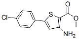 Methyl 3-amino-5-(4-chlorophenyl)thiophene-2-carboxylate Structure,91076-93-6Structure