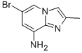 6-Bromo-2-methylimidazo[1,2-a]pyridin-8-ylamine Structure,910777-49-0Structure