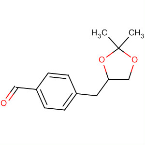 4-(2,2-Dimethyl-[1,3]dioxolan-4-ylmethyl)-benzaldehyde Structure,910814-36-7Structure