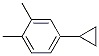 4-Cyclopropyl-1,2-dimethylbenzene Structure,91130-39-1Structure