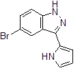 5-Bromo-3-(1h-pyrrol-2-yl)-1h-indazole Structure,911305-49-2Structure