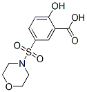 2-Hydroxy-5-(morpholine-4-sulfonyl)-benzoic acid Structure,91134-85-9Structure