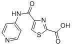 2-Thiazolecarboxylic acid,4-[(4-pyridinylamino)carbonyl]- Structure,911466-98-3Structure