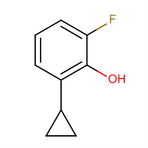 Phenol, 2-cyclopropyl-6-fluoro- Structure,911817-90-8Structure