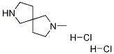 2-Methyl-2,7-diazaspiro[4.4]nonanedihydrochloride Structure,91188-26-0Structure