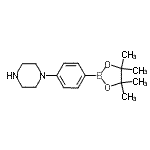 4-Piperazinylphenylboronic acid, pinacol ester Structure,912369-50-7Structure