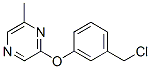 3-[(6-Methylpyrazin-2-yl)oxy]benzyl chloride Structure,912569-64-3Structure