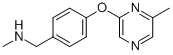 N-methyl-4-[(6-methylpyrazin-2-yl)oxy]benzylamine Structure,912569-67-6Structure