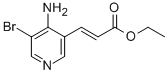 Ethyl 3-(4-amino-5-bromo-3-pyridyl)acrylate Structure,912760-87-3Structure