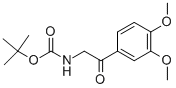 [2-(3,4-Dimethoxy-phenyl)-2-oxo-ethyl]-carbamicacidtert-butylester Structure,912762-37-9Structure