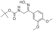 [2-(3,4-Dimethoxy-phenyl)-2-hydroxyimino-ethyl]-carbamicacidtert-butylester Structure,912762-67-5Structure