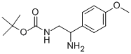 [2-Amino-2-(4-methoxy-phenyl)-ethyl]-carbamicacidtert-butylesterhydrochloride Structure,912762-82-4Structure