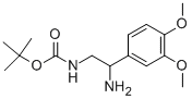 [2-Amino-2-(3,4-dimethoxy-phenyl)-ethyl]-carbamicacidtert-butylester Structure,912762-97-1Structure