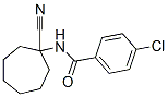 4-Chloro-N-(1-cyano-cycloheptyl)-benzamide Structure,912771-04-1Structure