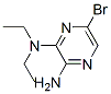 2-Amino-5-bromo-3-(diethylamino)pyrazine Structure,912773-09-2Structure